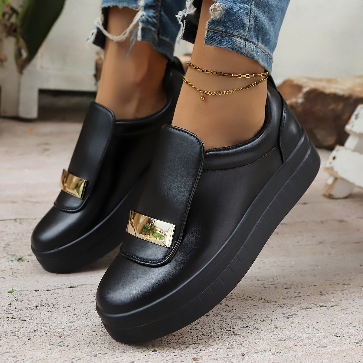 Soft-Soled Casual Loafers