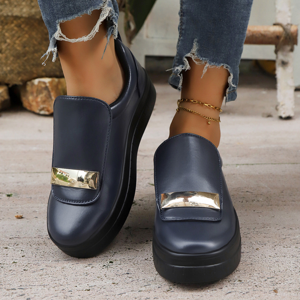 Soft-Soled Casual Loafers